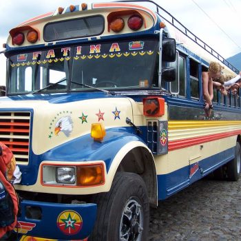 Chickenbus, het vervoersmiddel in Guatemala